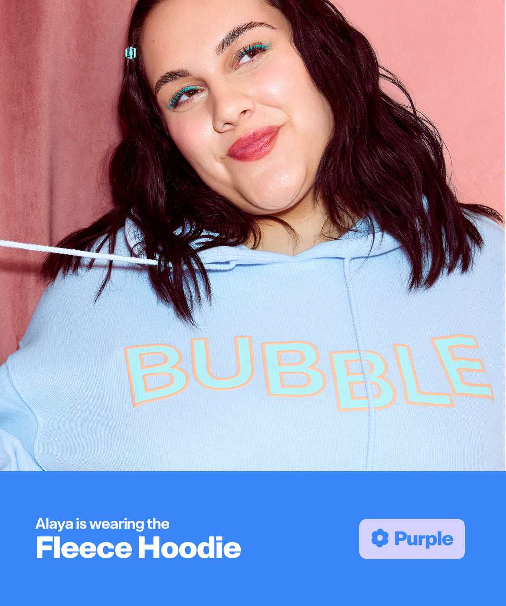 AE x Bubble Fleece Hoodie - Purple