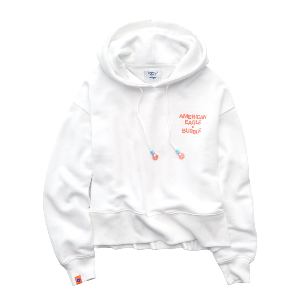 AE x Bubble Fleece Hoodie - White