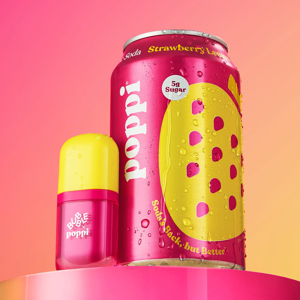 Bubble x poppi: Talk Back Strawberry Lemon
